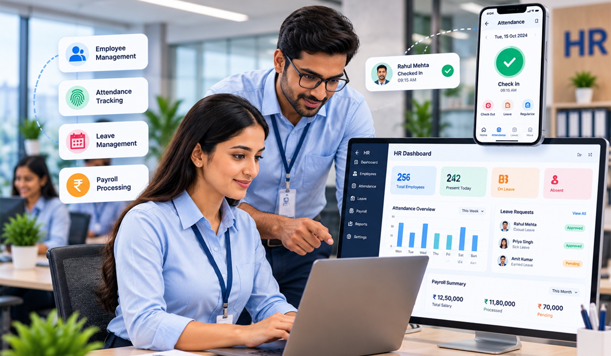 Smart HR, Attendance & Payroll Management App