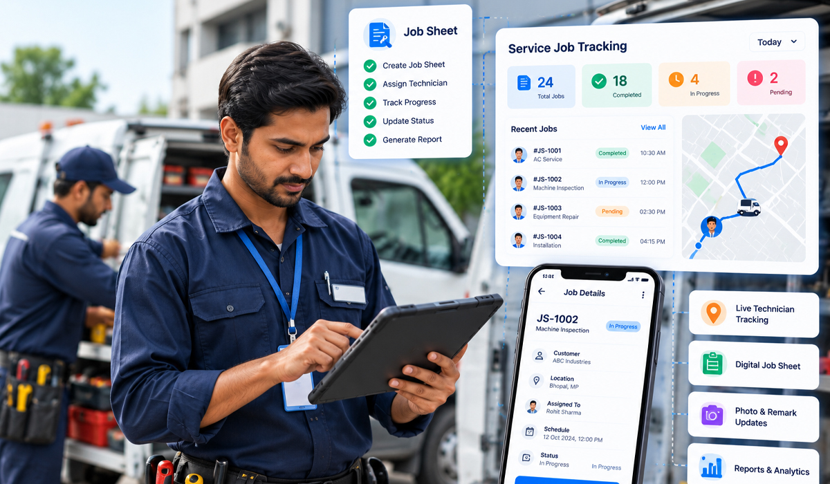 Job Sheet and Tracking Management System
